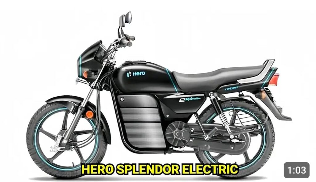New hero splendor electric bike