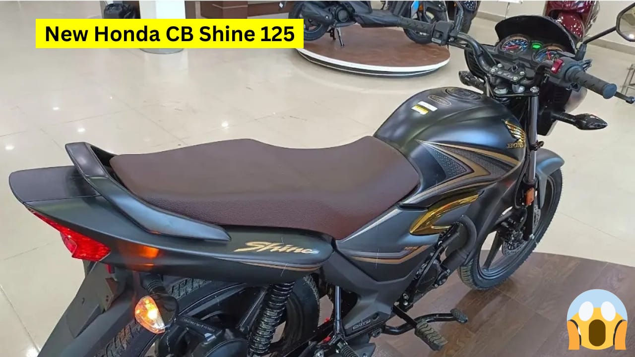 New Honda CB Shine 125 bike